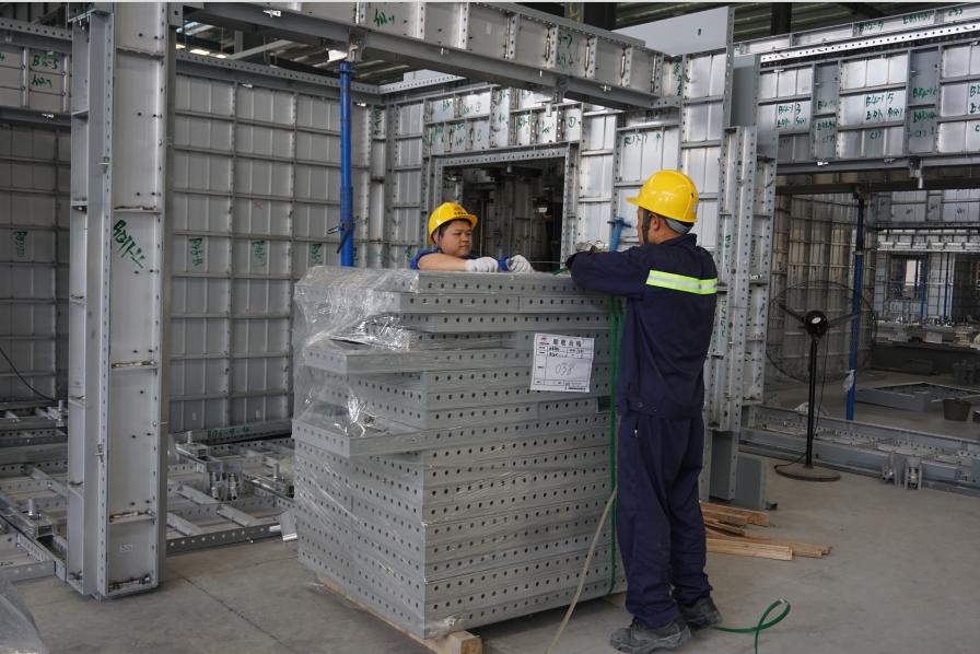 鑫政集团建筑铝模板可以大大提高施工效率！